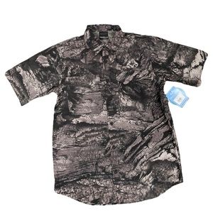 NWT Camo RealTree Aspect Fishing Shirt Short Sleeve Button Front Size S Camo …